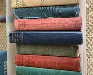 Old books. Some first editions. 