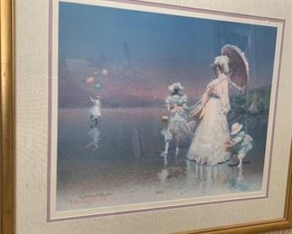 James Verdugo “ Sunset Beach” print. 