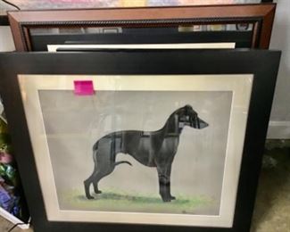 Stack of Detmold art