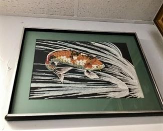 Vintage Koi art
