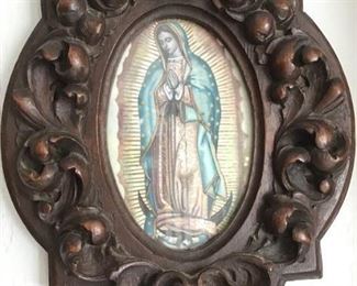 Old framed Mary