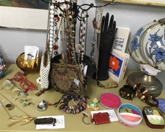 Jewelry, purses, scarves