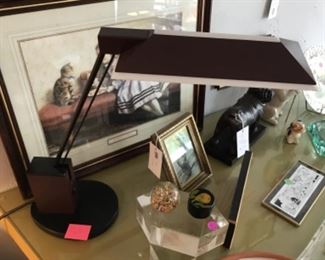 One of a Pair of vintage desk lamps