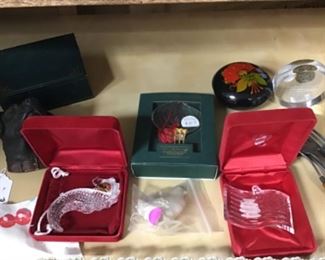 Waterford ornaments, Russian items, rotary item 