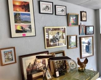 Art, rooster chicken planter