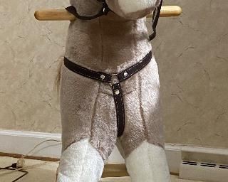 Front view of rocking horse