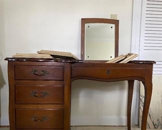 Antique French Provincial vanity