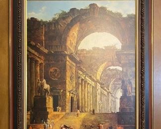 Hubert Robert's print, "The Fountains"