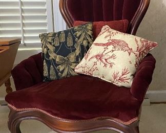 Victorian Parlor arm chair (also matching side chair)