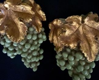 Vintage resin grape planters