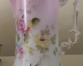 Hand painted pitcher