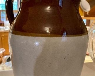 Vintage pottery milk pitcher