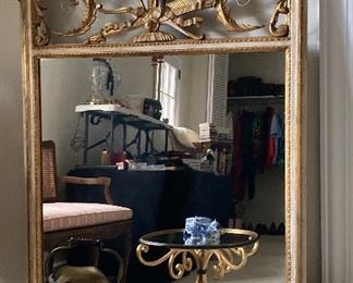 Vintage Empire style wall mirror
