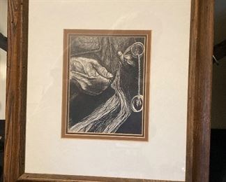 Richard Tumbelston original "Net Making"