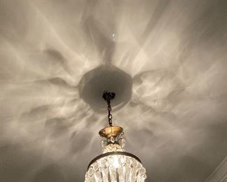 Alternate view of small chandelier