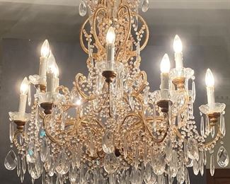 Vintage dining chandelier