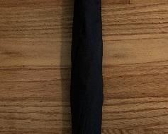 Umbrella with silver plate handle