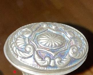 Alternate view of silver plate handle