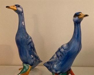 Hand painted ducks from Italy