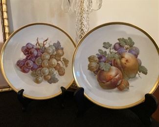 Golden Crown fruit plates