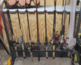 Rod & Reels - Fishing Pole Stand