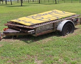 Flat Bed Trailer