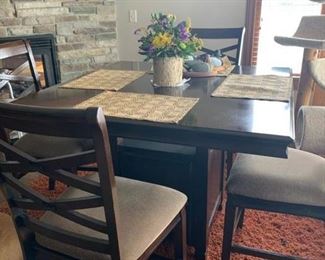Tall dining table set