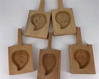 Lot 580
Vintage Wood Cookie Molds