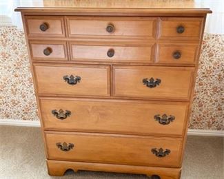 Lot 741
Vintage Early American High Boy Dresser