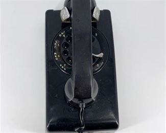 Lot 872
Vintage Black Bell Systems Western Wall Rotary Phone