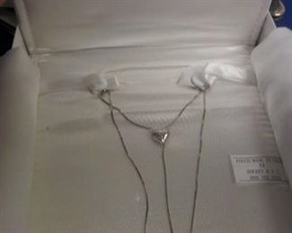 14 K White Gold Necklace
