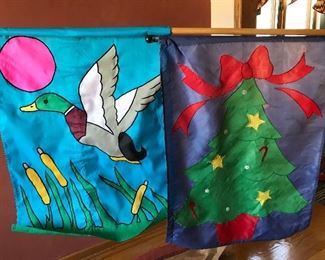Two outdoor flags $8.00 for both  (Pick up Only)