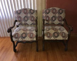 Set of two chairs $55.00 for the pair  (Pick up Only)