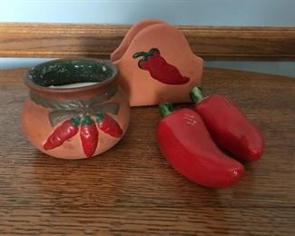 Chili pepper set $8.00  (Pick up Only)