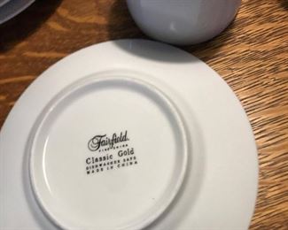 Fairchild Classic Gold Set of China $75.00 (pick up only)
