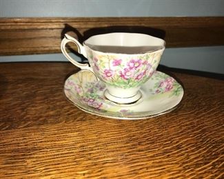 Royal Albert Wild Geranium teacup and saucer $6.00