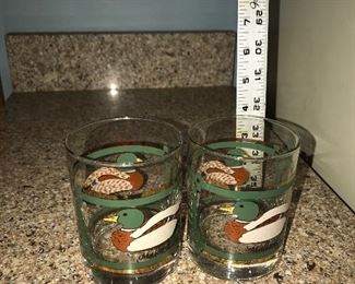 2 Duck Glasses $4.00 