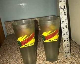 2 glass set $8.00