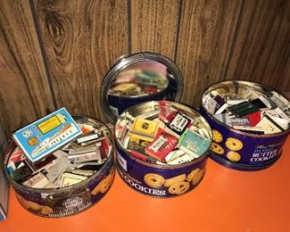 3 tins of matches $12.00 (pick up only)