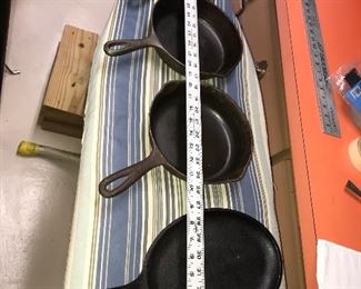 4 Cast Iron pans $45.00 (pick up only)