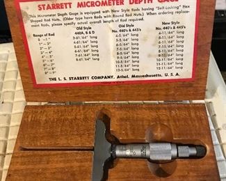 Starrett Micrometer Depth Gage $20.00