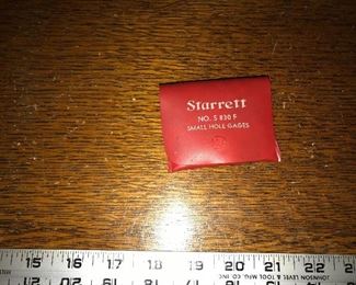 Starrett S 830 F Set $38.00