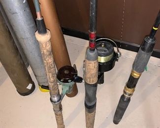 All Fishing Rods and Containers $25.00 (pick up only)