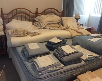 Bed linens mostly king size