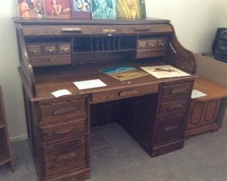 Large roll top desk NOW $100