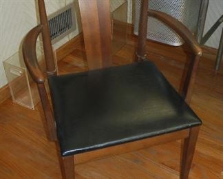 Walnut Mid-Century Desk Chair - $250