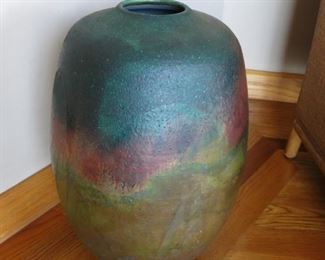 Large Mid-Century Glazed Vase - $250