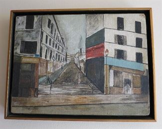 Orig. Mid-Century Oil by Cass - $125