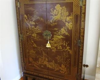 Drexel Chinoiserie Bar - Cabinet - $750
