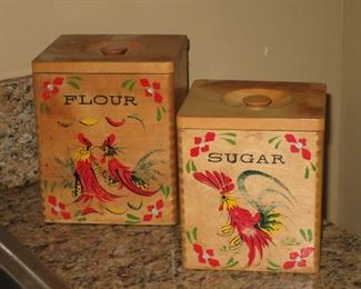 Flour and Sugar boxes - $38 for pair